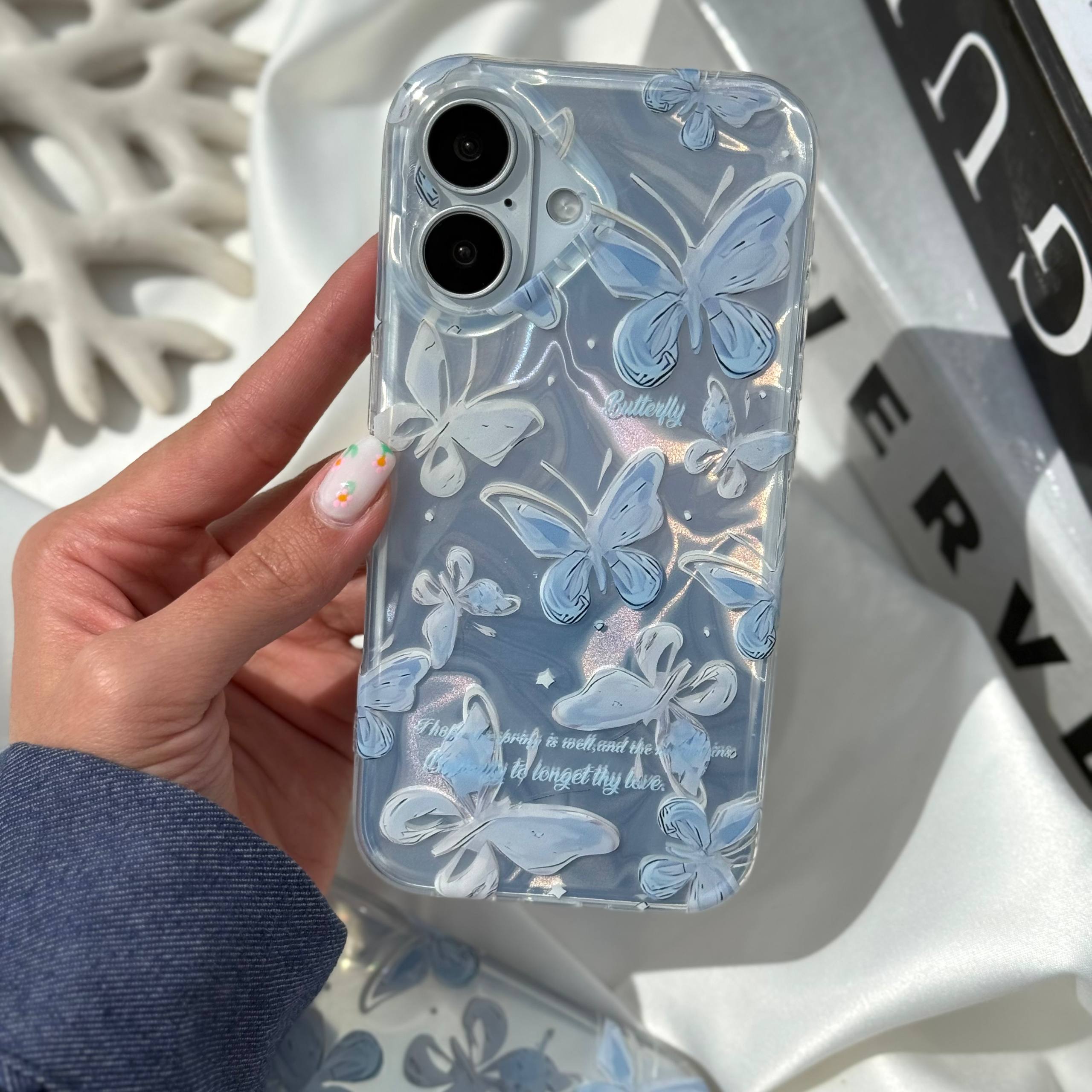 قاب گوشی IMD Butterflies Watereffect  🌳🌸  پروانه ها