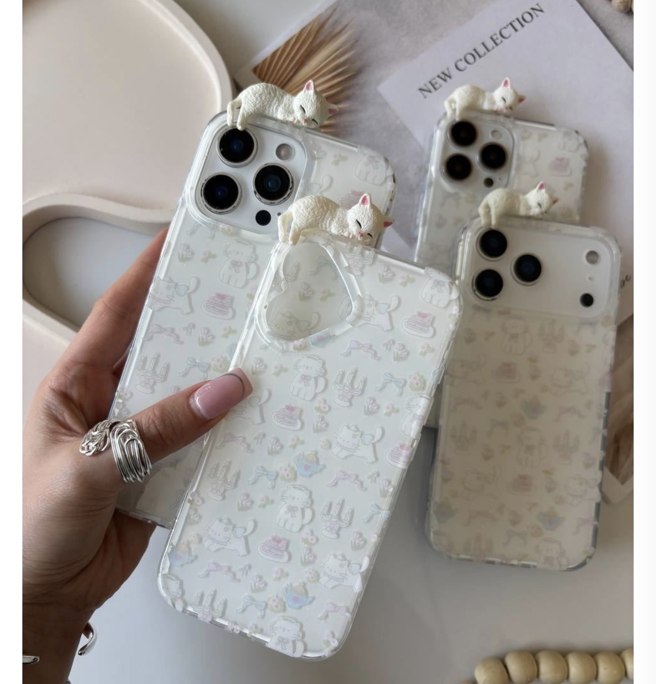 قاب گوشی گربه فیگور ایفون