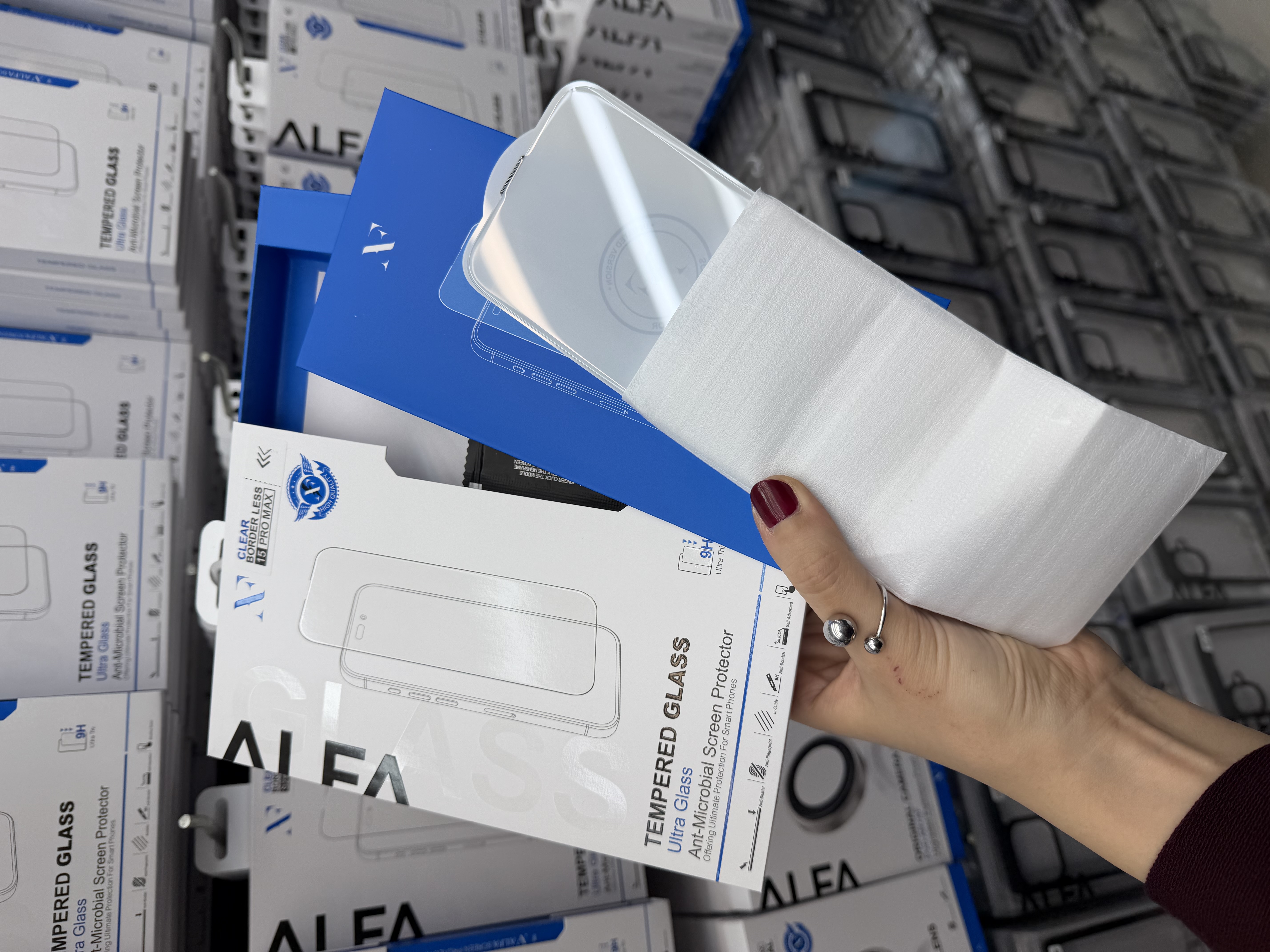 گلس بی حاشیه alfa اورجینال